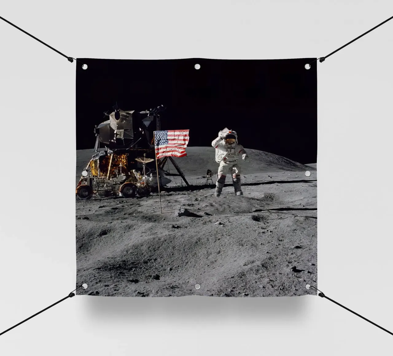 Astronauta sulla luna NASA telo in pvc da 🎁 ARTVI-SHOP