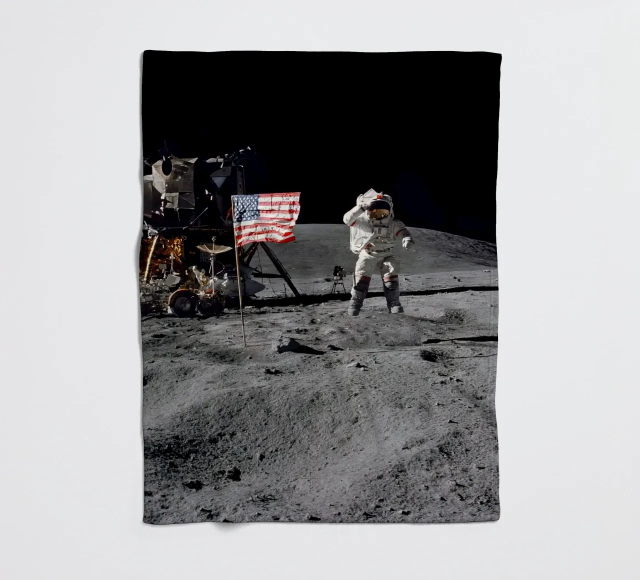 Astronauta sulla luna NASA coperta in pile da 🎁 ARTVI-SHOP