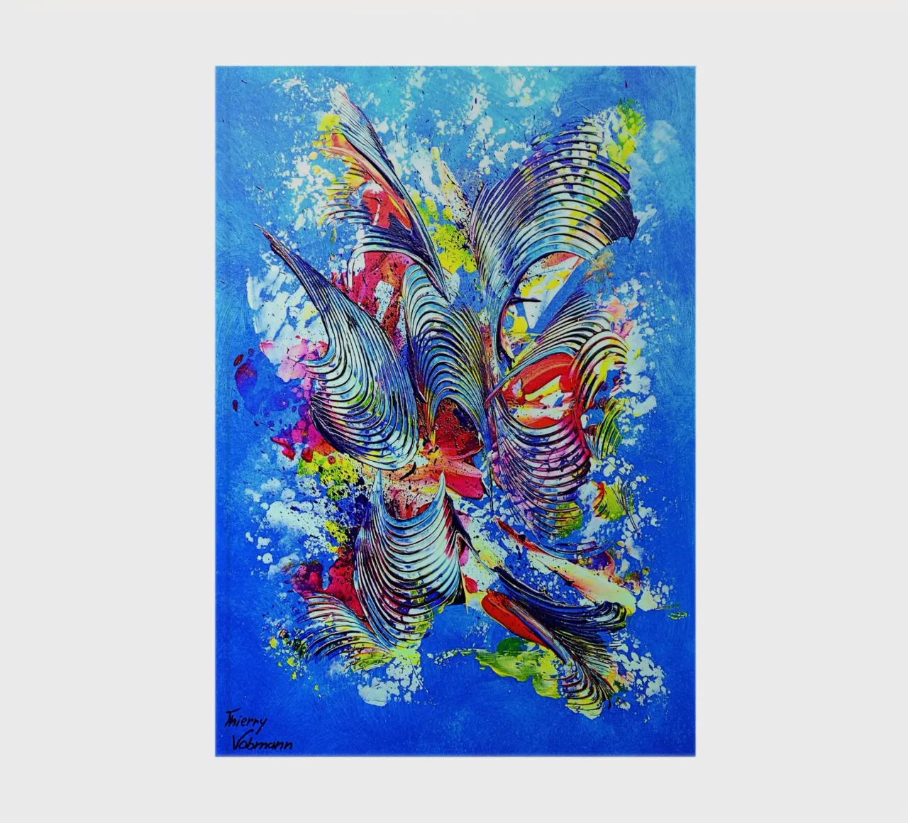 IDEAL GIFT 108 diario da Thierry Vobmann Abstract painting