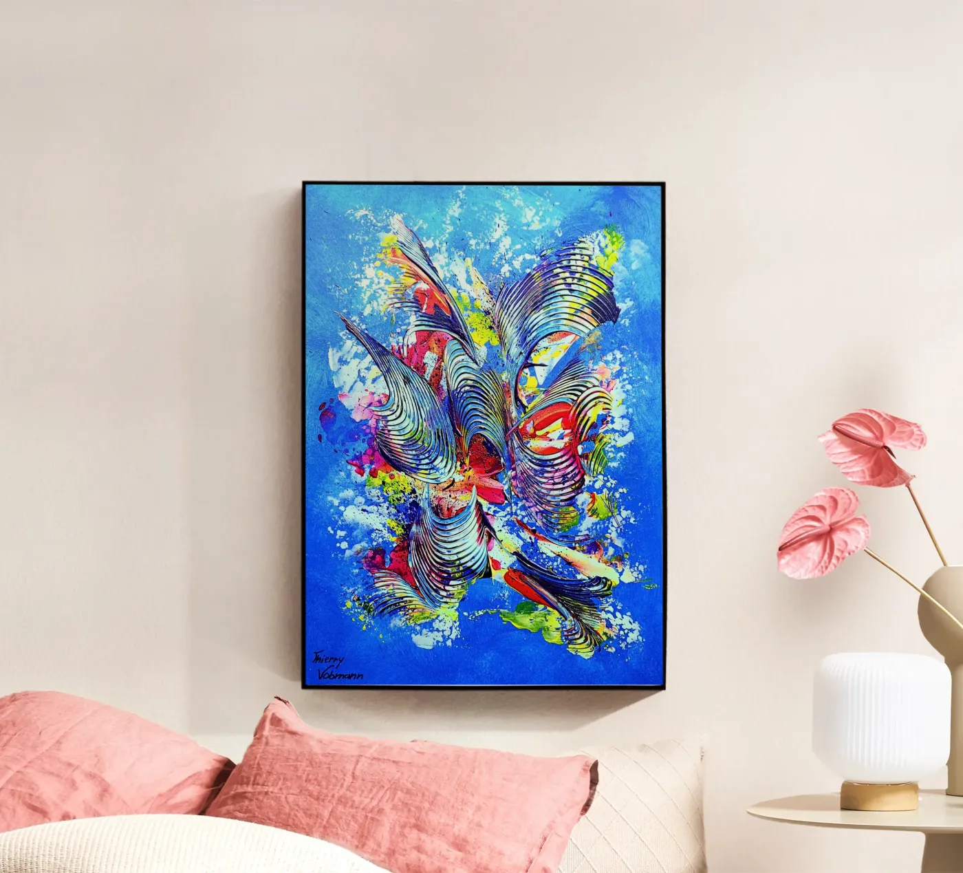 IDEAL GIFT 108 plexiglass da Thierry Vobmann Abstract painting