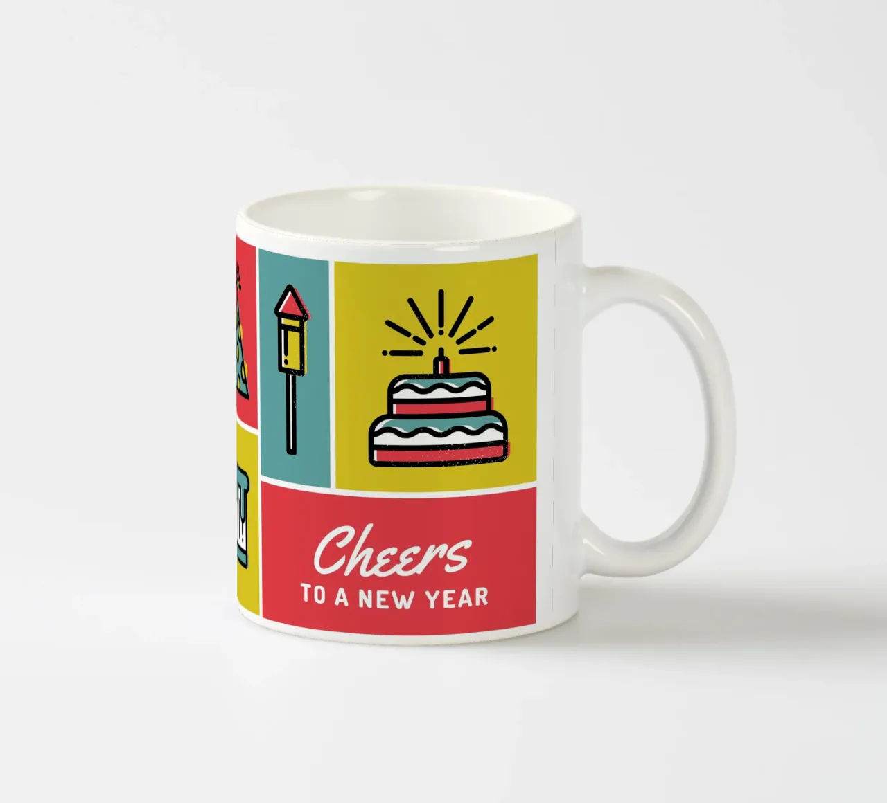 Happy New Year tazza in ceramica da Dreamer10