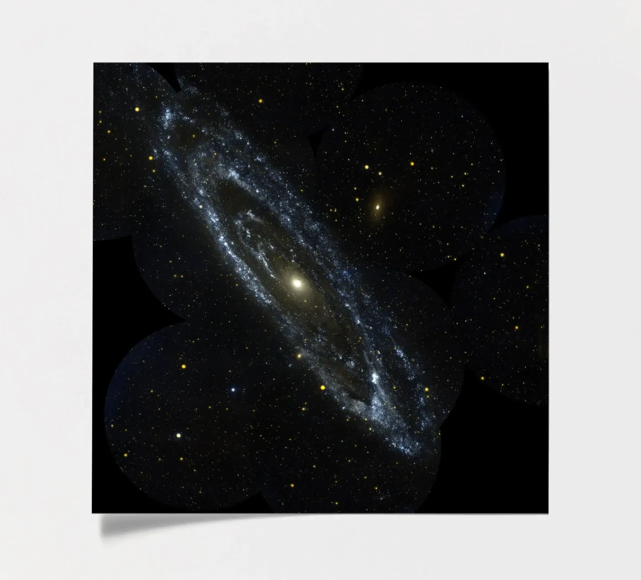 Andromeda Galaxy Image taken by the Hubble telescope NASA sticker sheet by 🎁 ARTVI-SHOP