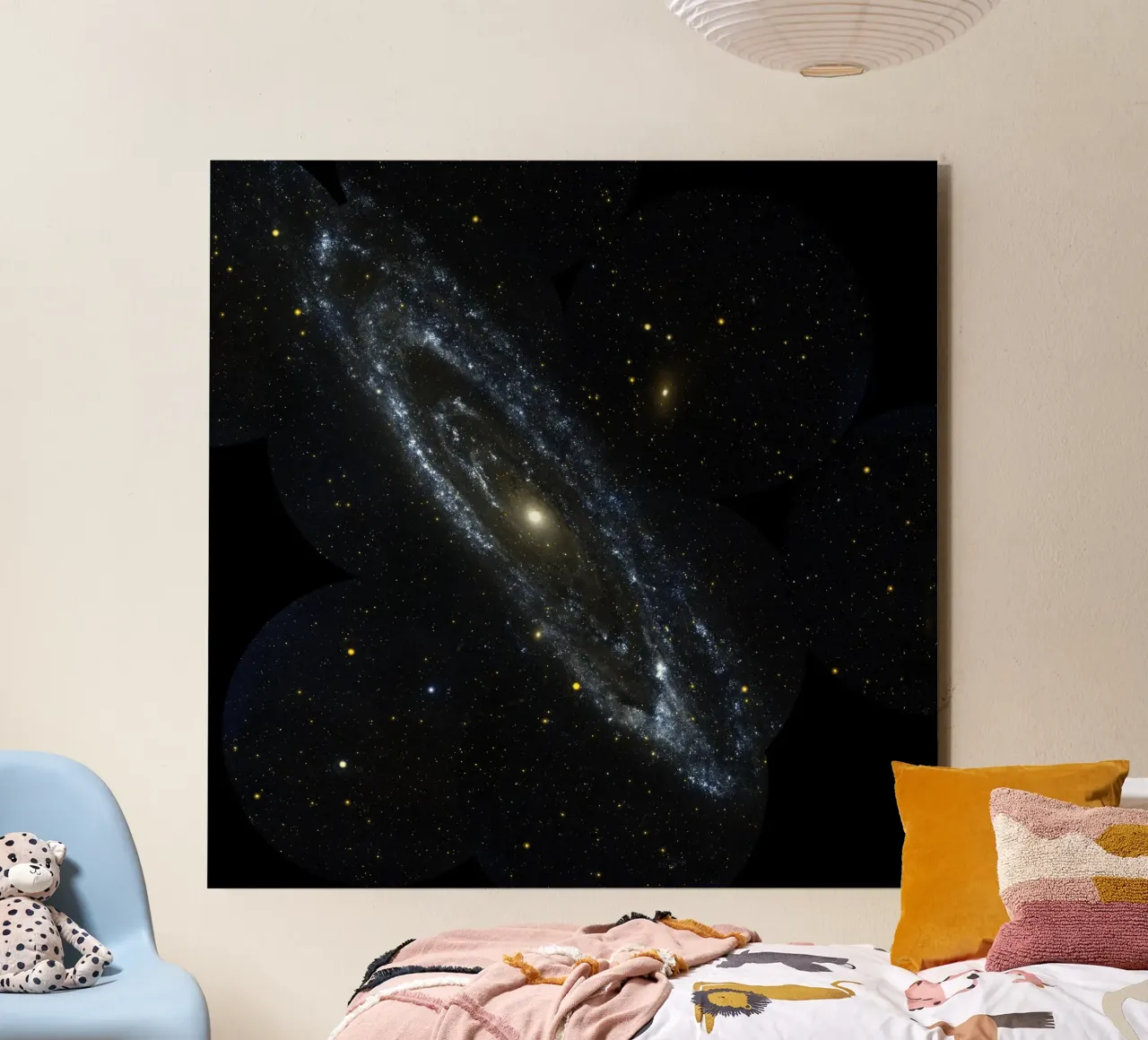 Galassia di Andromeda Immagine ripresa dal telescopio Hubble NASA alluminio dibond da ARTVI-SHOP
