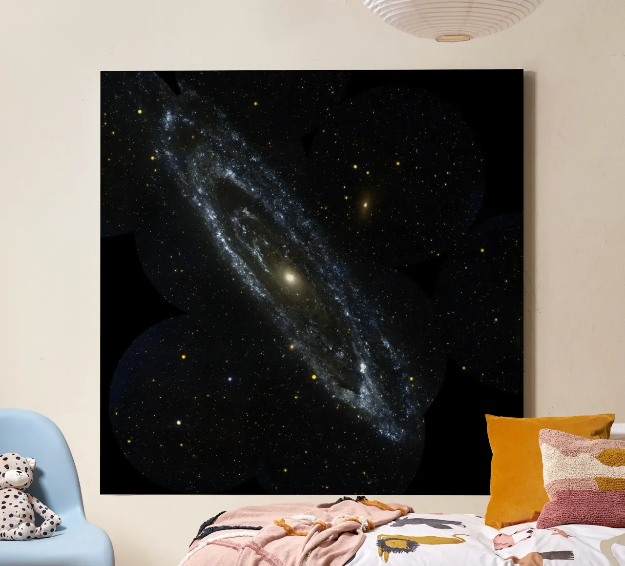 Andromeda Galaxy Image taken by the Hubble telescope NASA canvas by 🎁 ARTVI-SHOP