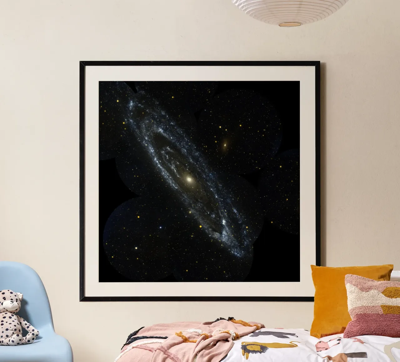 Galassia di Andromeda Immagine ripresa dal telescopio Hubble NASA carta hahnemühle da ARTVI-SHOP