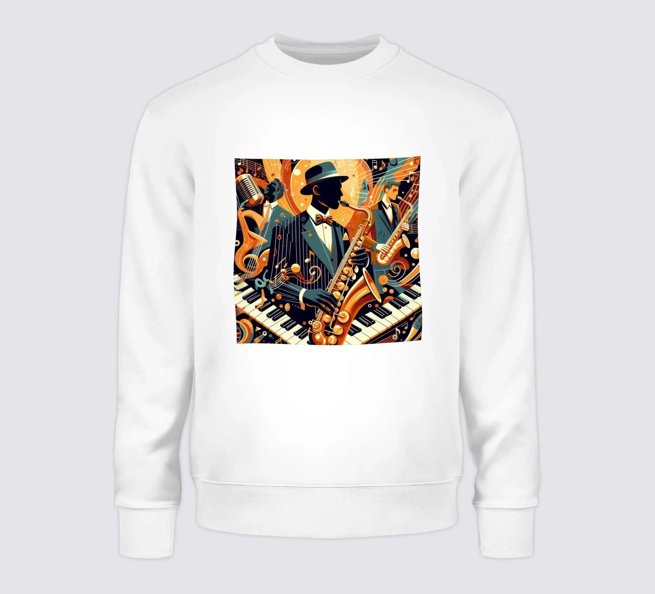 sassofonista astratto felpa da ARTVI-SHOP