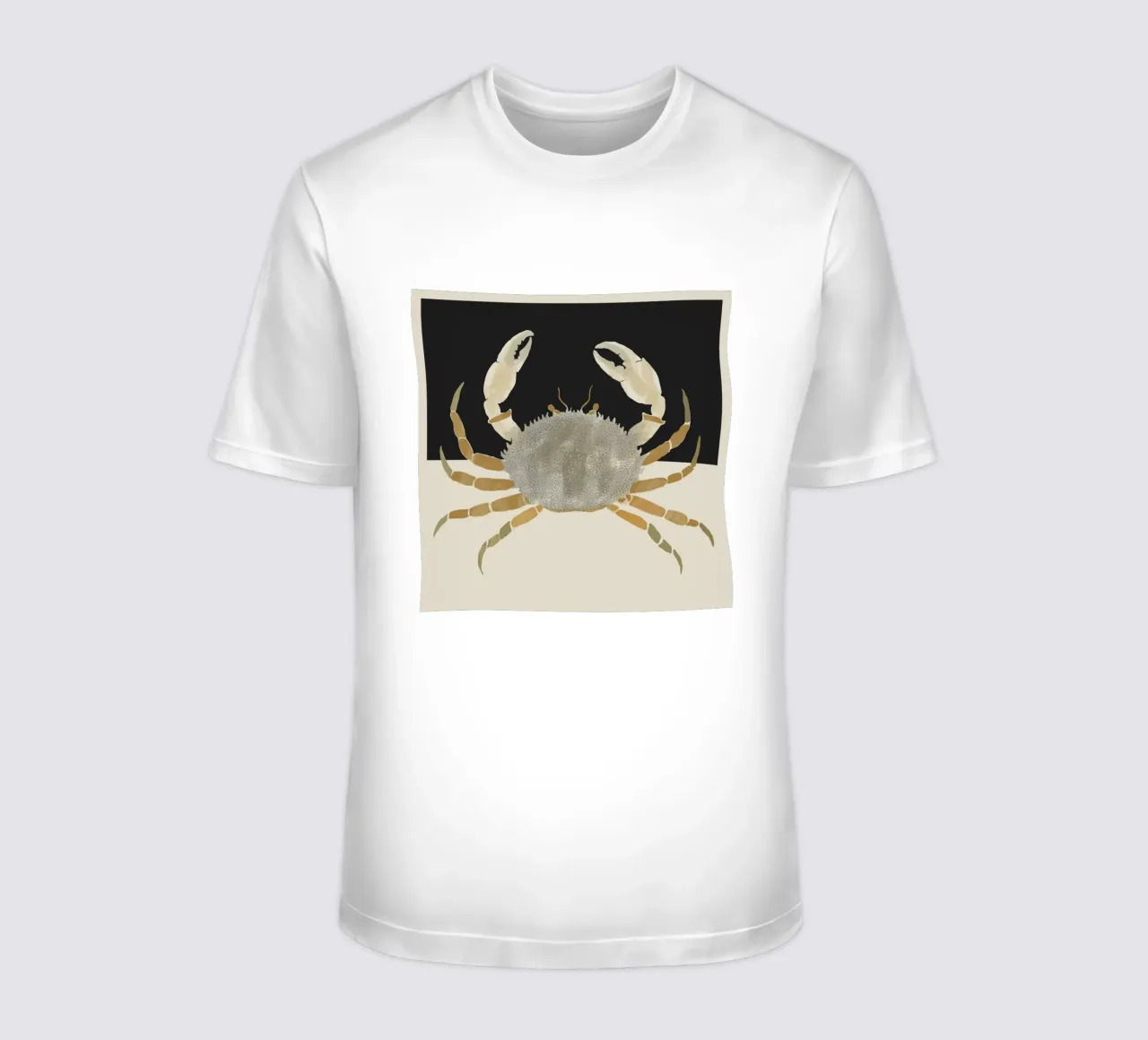 Granchio minimalista t-shirt da ThingDesign