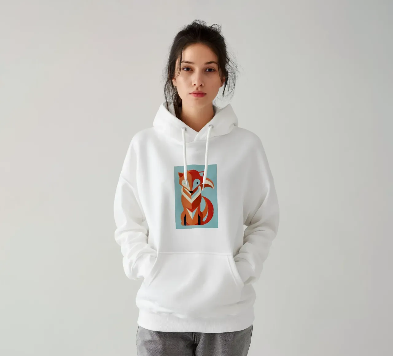 Fox felpa con cappuccio da Jay Fleck
