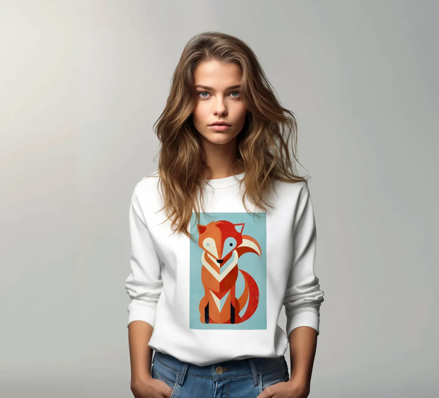 Fox sweatshirt by Jay Fleck