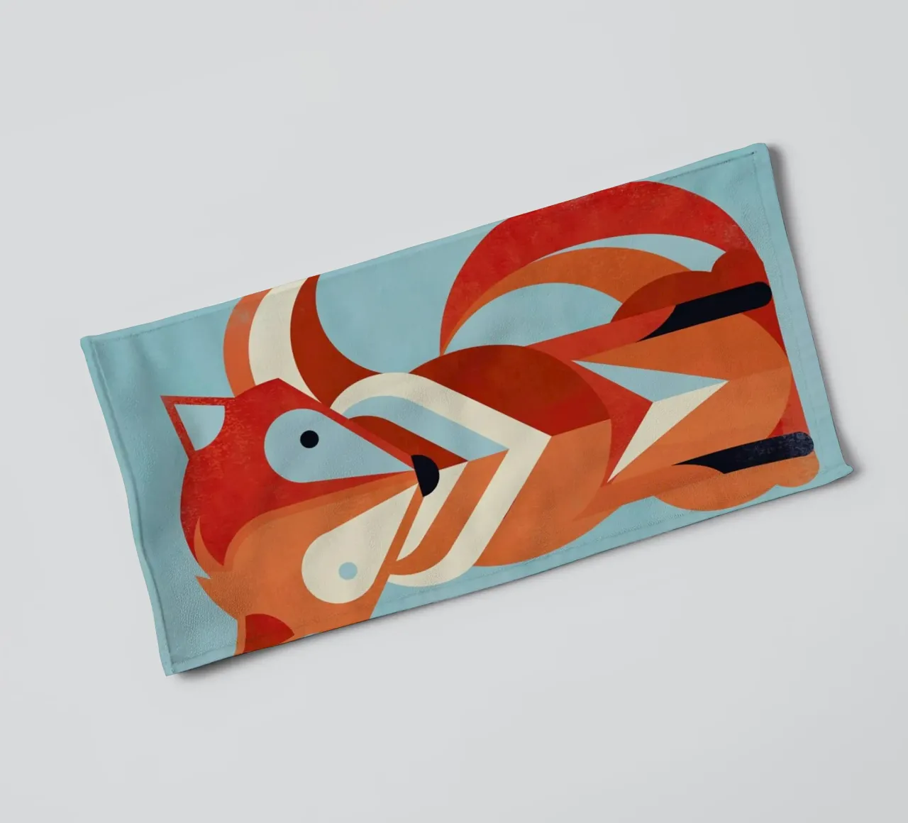 Fox badhanddoek van Jay Fleck