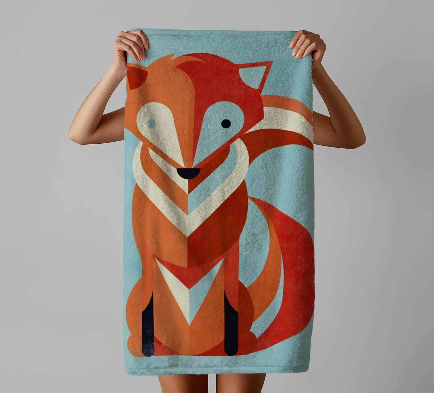 Fox badhanddoek van Jay Fleck