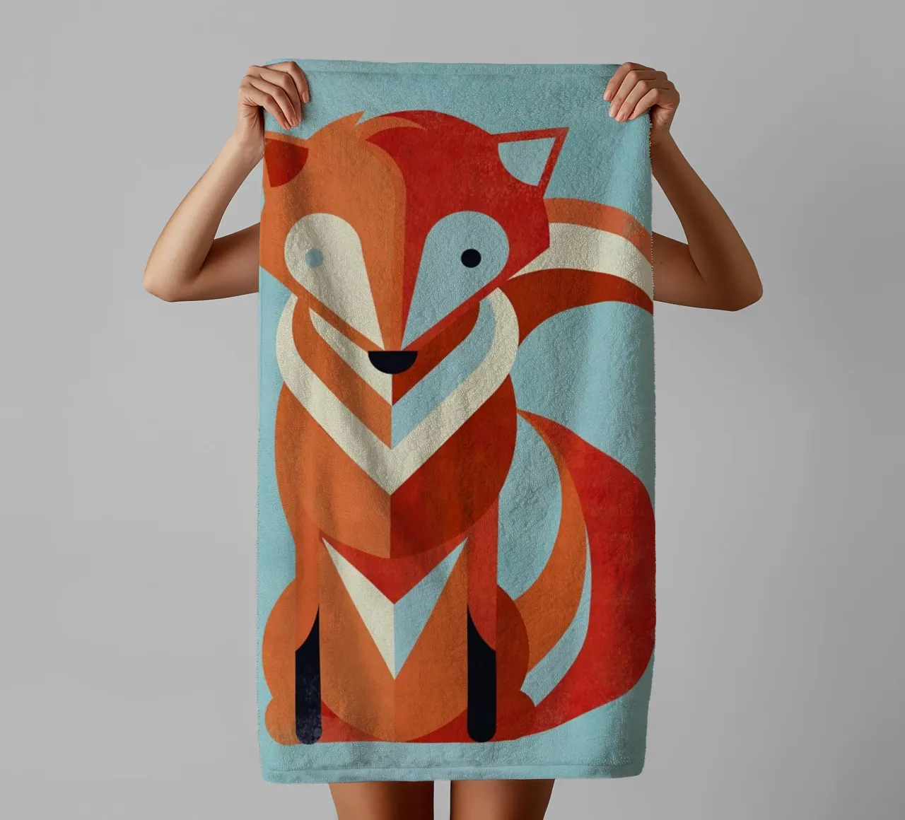 Fox badhanddoek van Jay Fleck