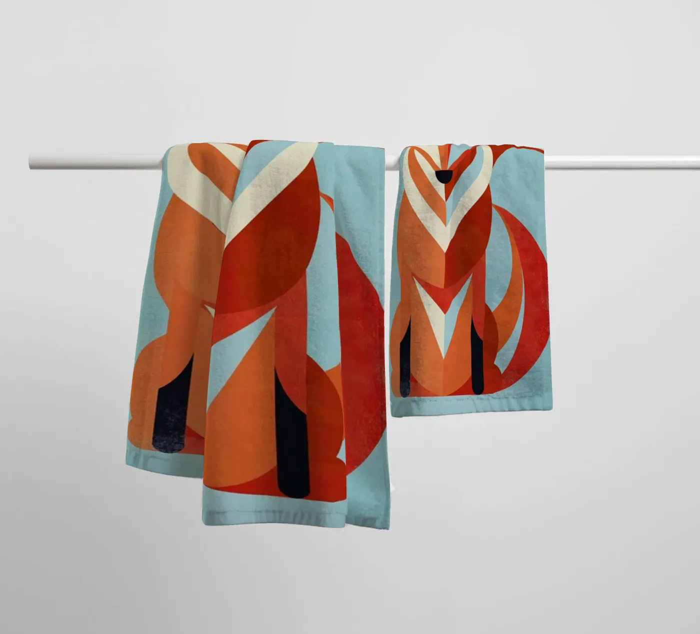 Fox badhanddoek van Jay Fleck