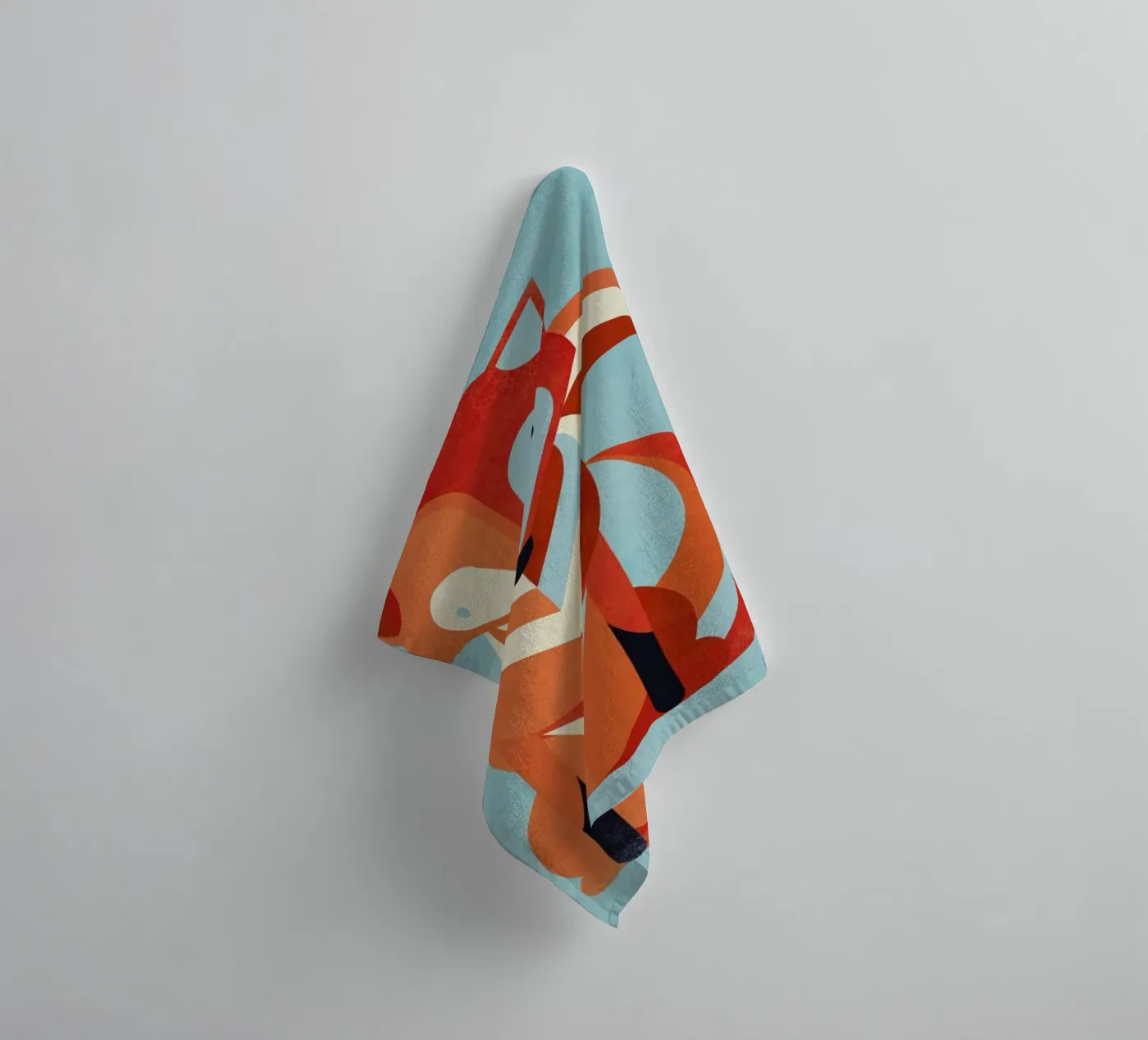 Fox towel by Jay Fleck
