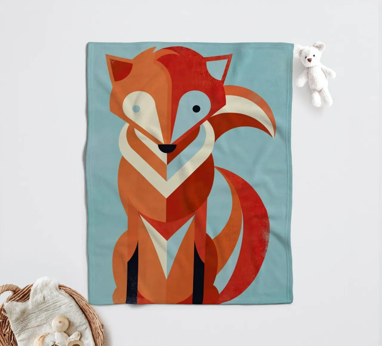 Fox Fleecedecke von Jay Fleck