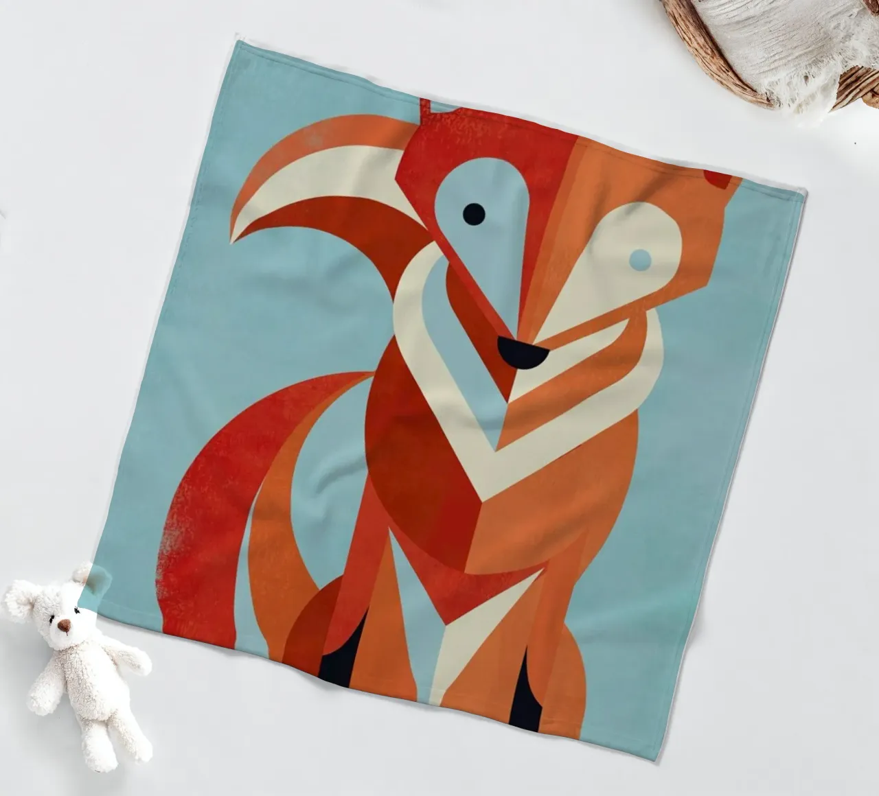 Fox Fleecedecke von Jay Fleck