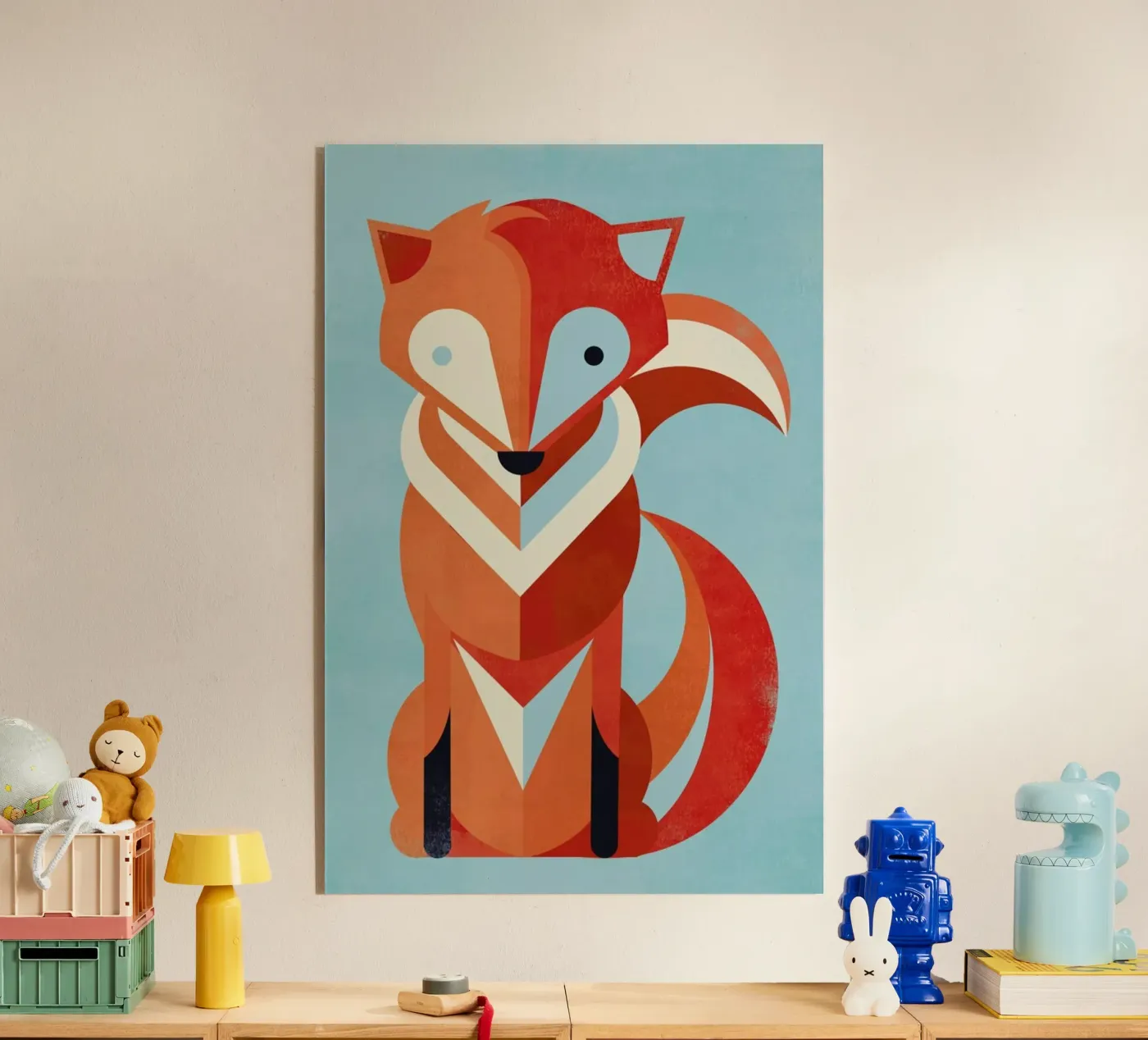 Fox acryl van Jay Fleck