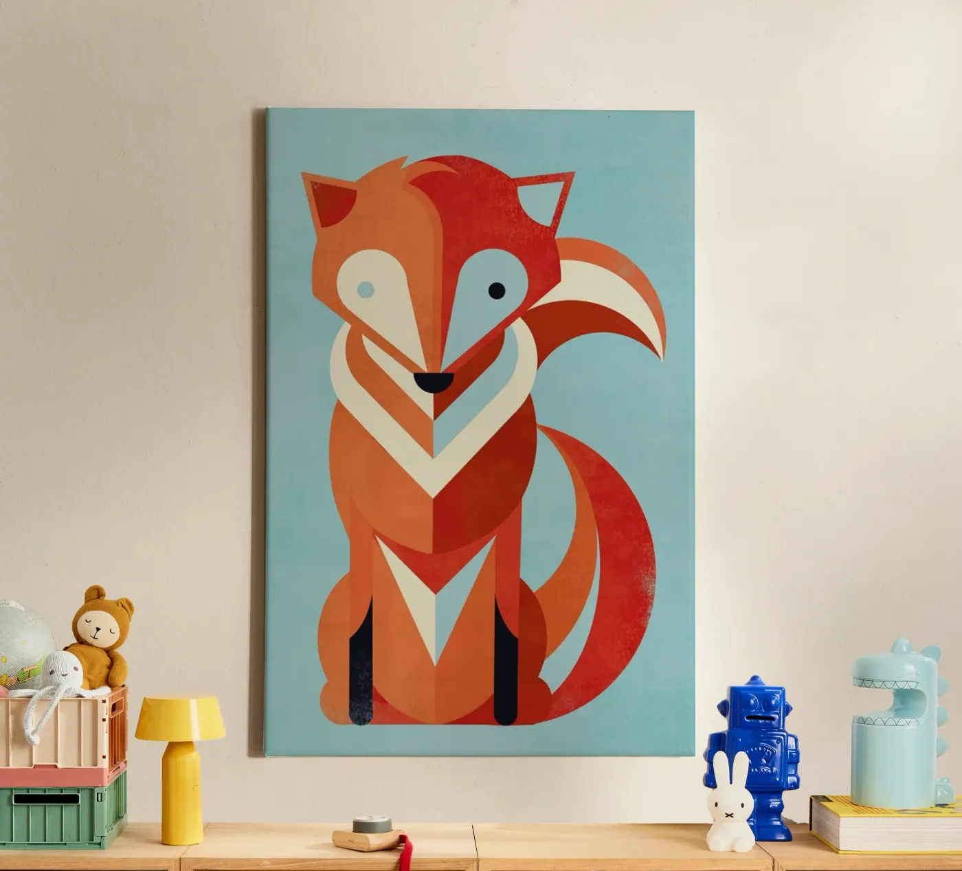 Fox canvas by Jay Fleck