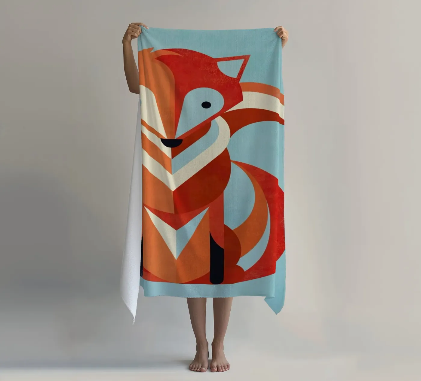 Fox strandhanddoek van Jay Fleck
