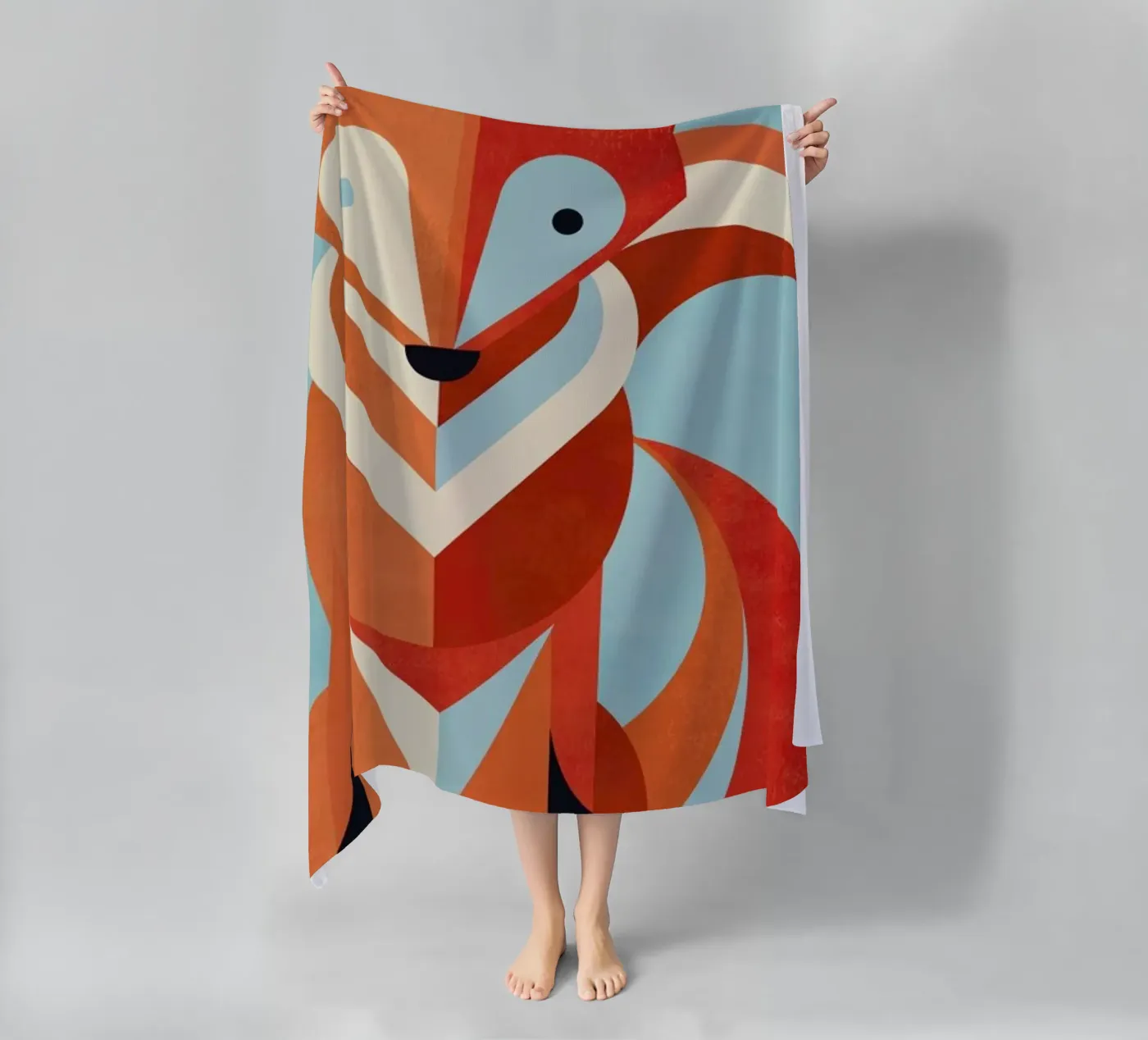 Fox strandhanddoek van Jay Fleck