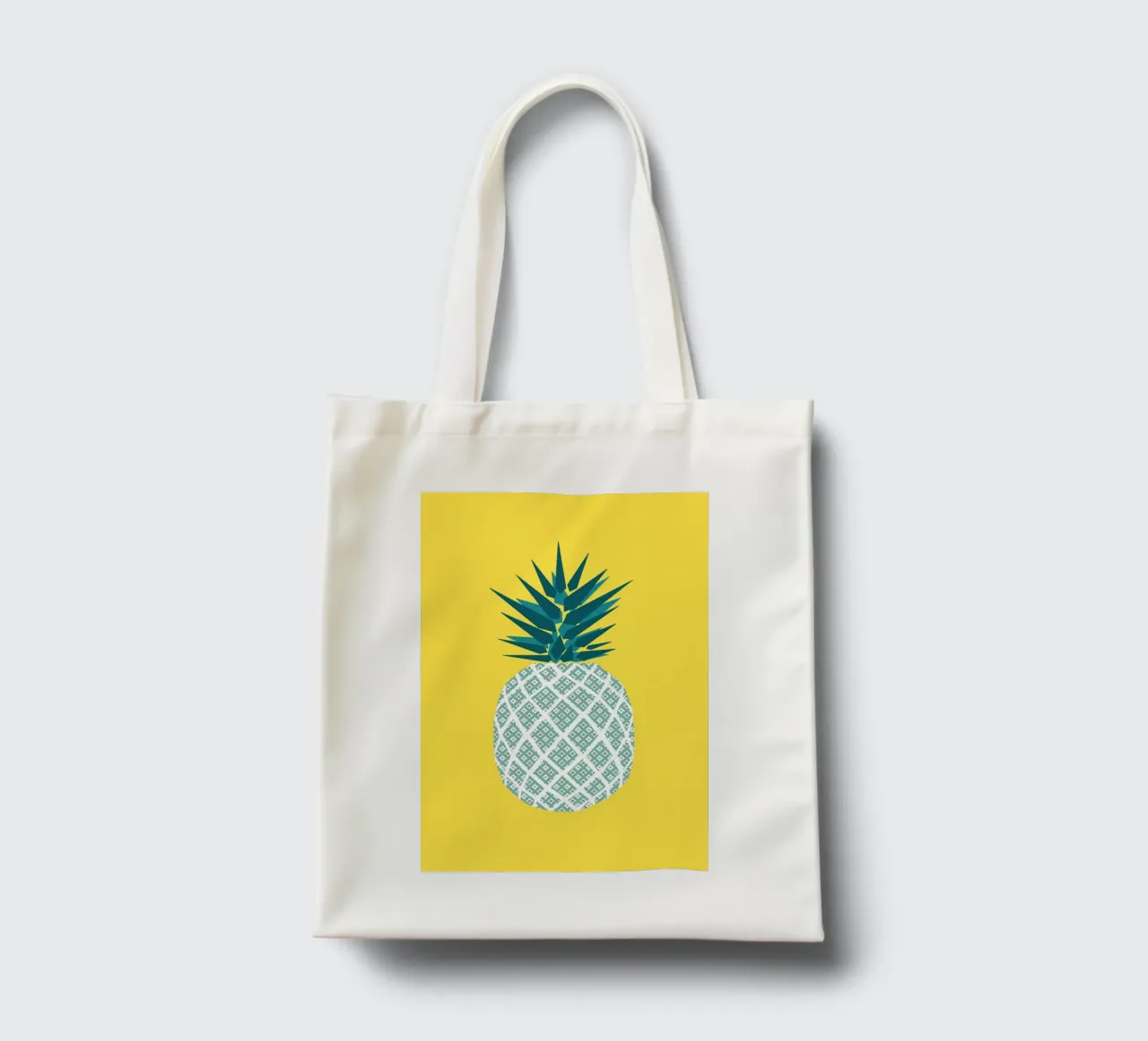 ananas jaune borsa in juta da alexiableu