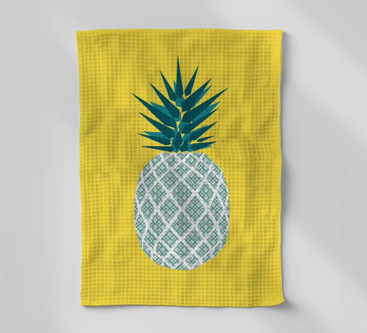 ananas jaune canovaccio da cucina da alexiableu
