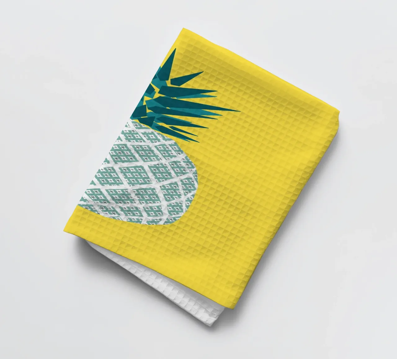 ananas jaune canovaccio da cucina da alexiableu