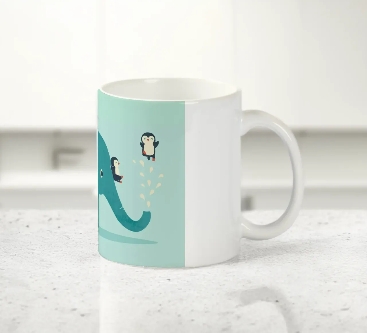 Waterslide Keramik Tasse von Jay Fleck