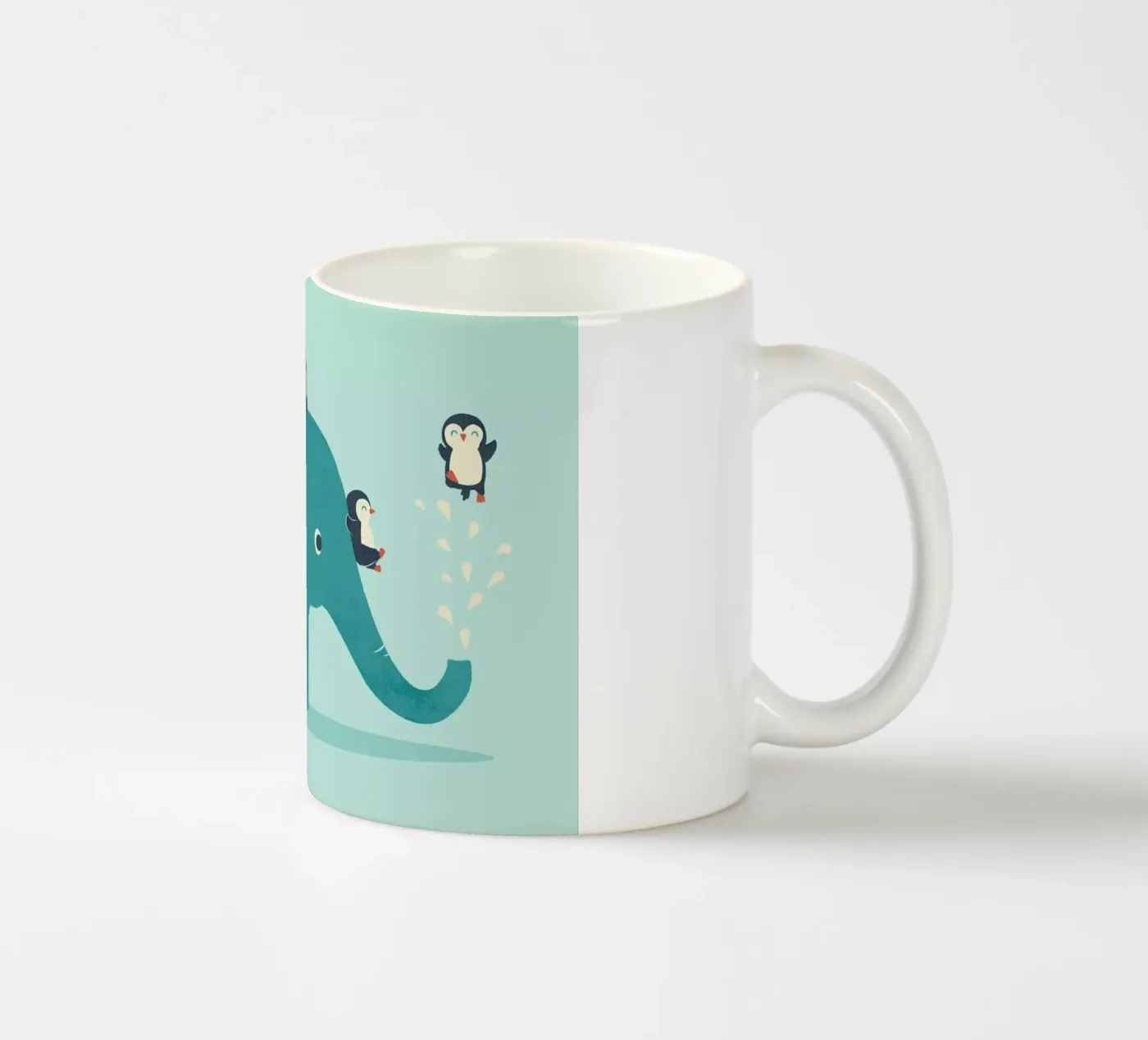 Waterslide ceramic mug by Jay Fleck