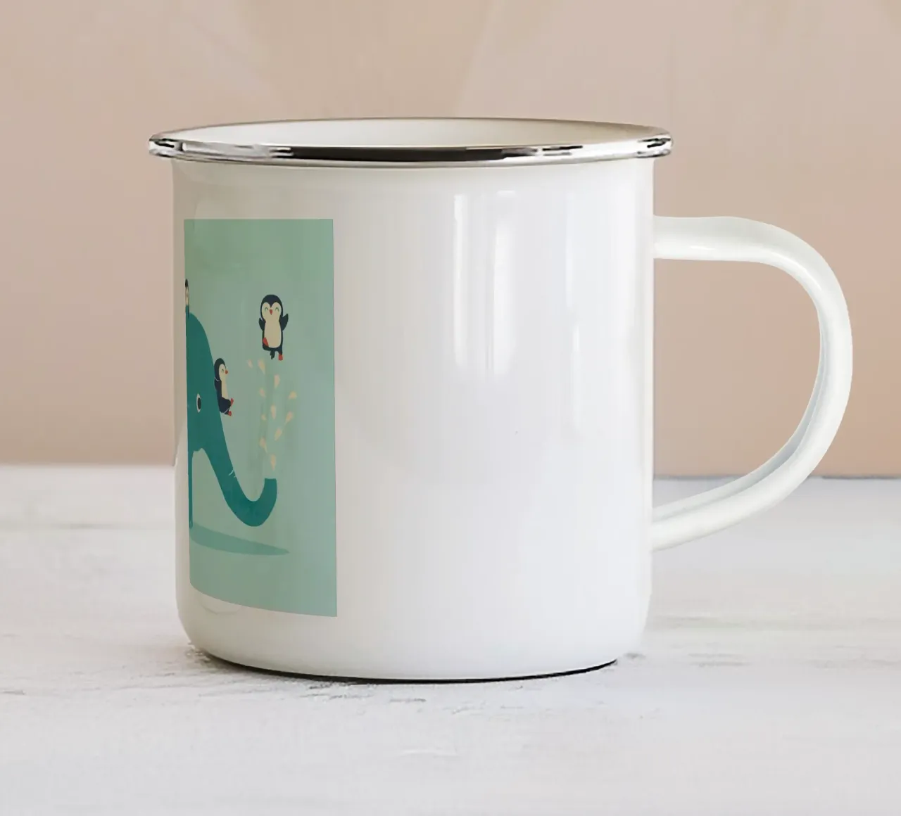 Waterslide taza de esmalte de Jay Fleck