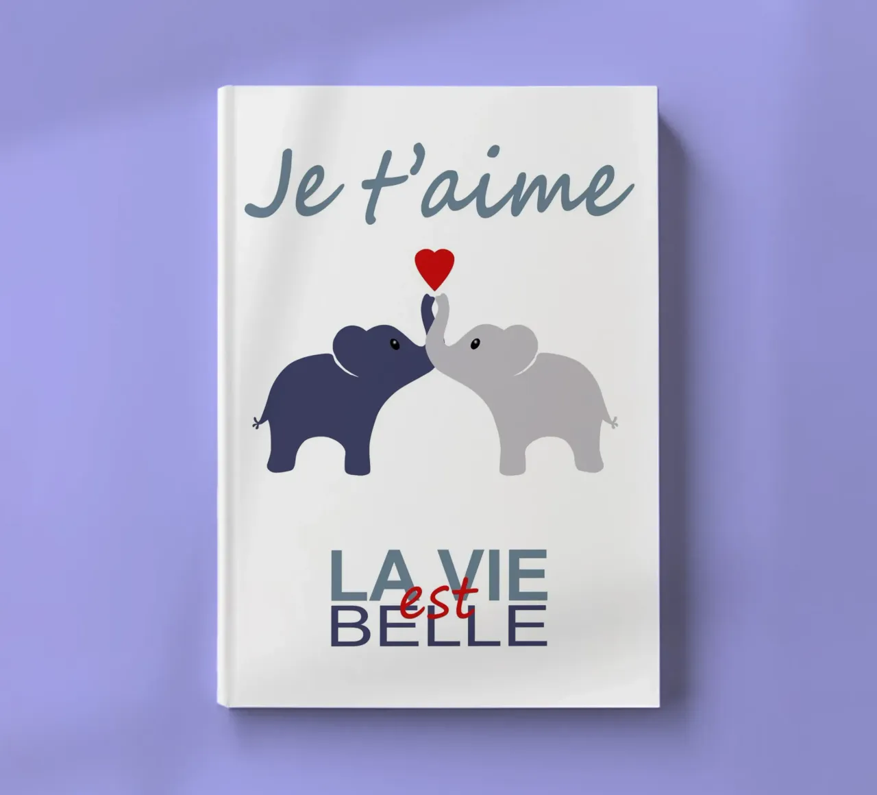 éléphant, je t'aime notebook by alexiableu