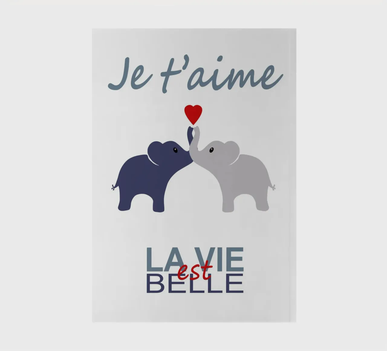 éléphant, je t'aime notebook by alexiableu