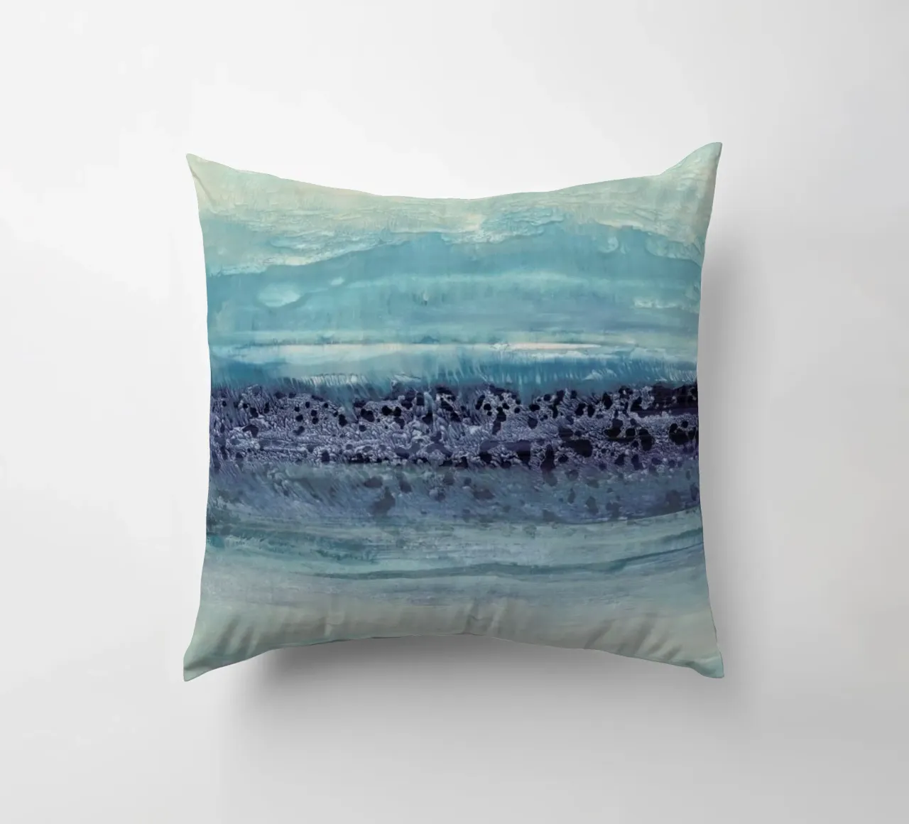 Serenity II decorative cushion by IRIS LEHNHARDT FINE ART