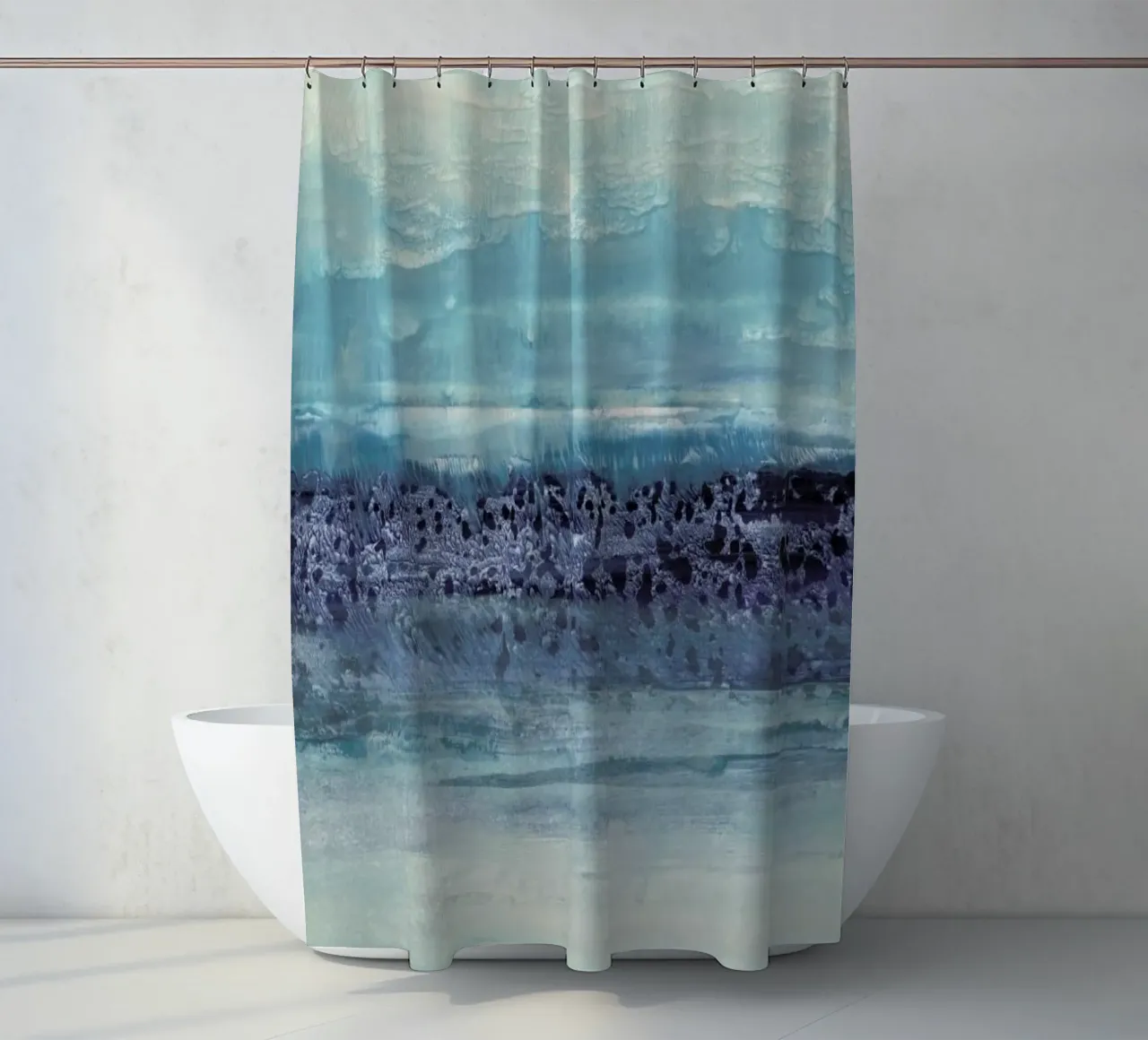 Serenity II cortina de baño de IRIS LEHNHARDT FINE ART