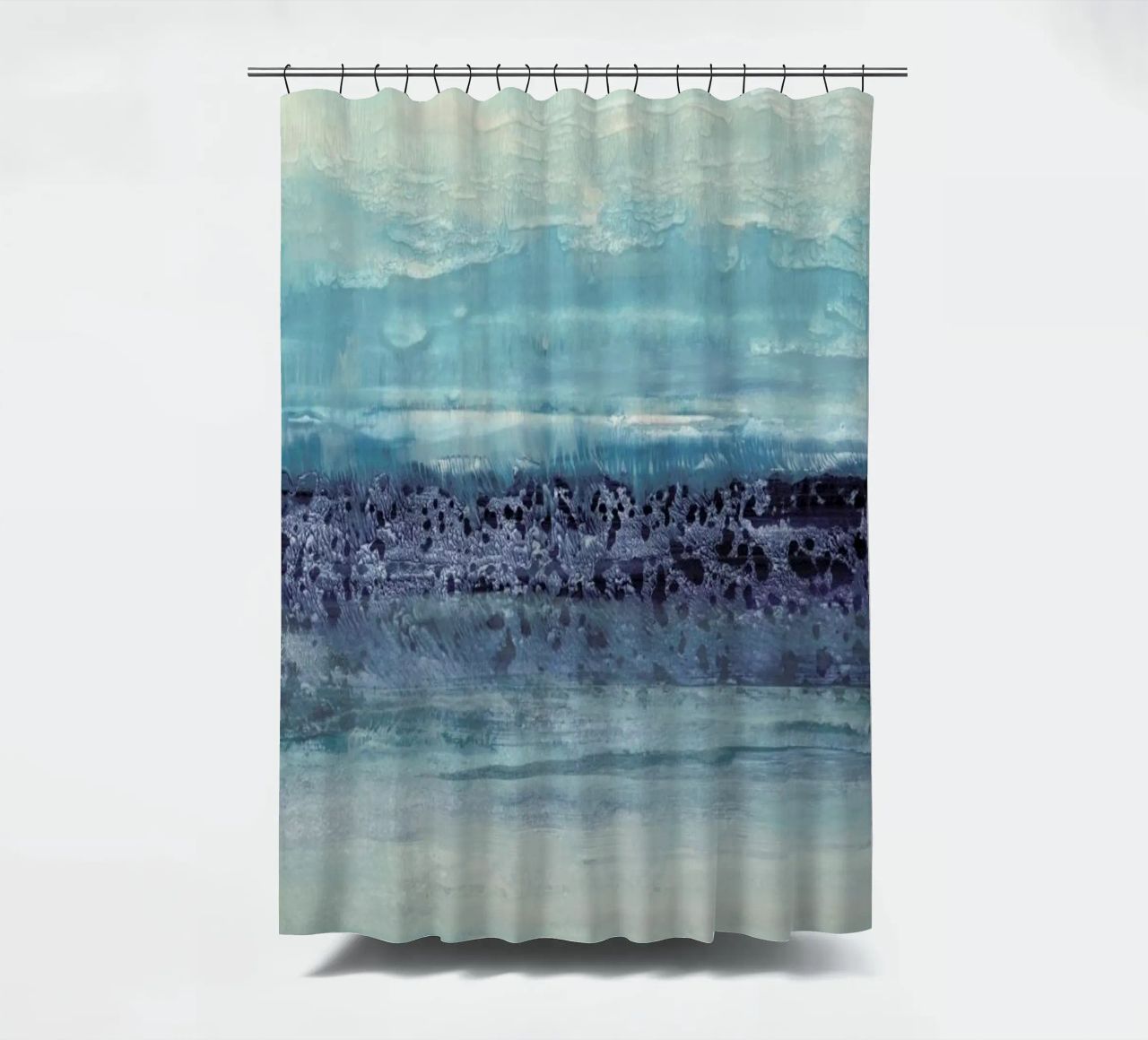 Serenity II Duschvorhang von IRIS LEHNHARDT FINE ART