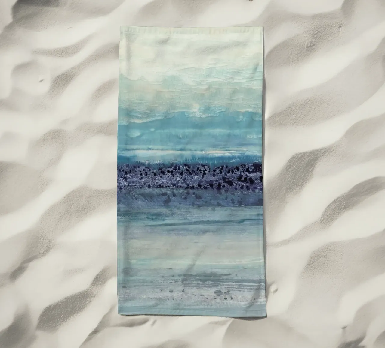Serenity II toalla de playa de IRIS LEHNHARDT FINE ART