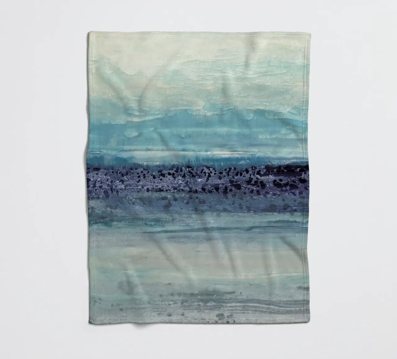 Serenity II coperta in pile da IRIS LEHNHARDT FINE ART