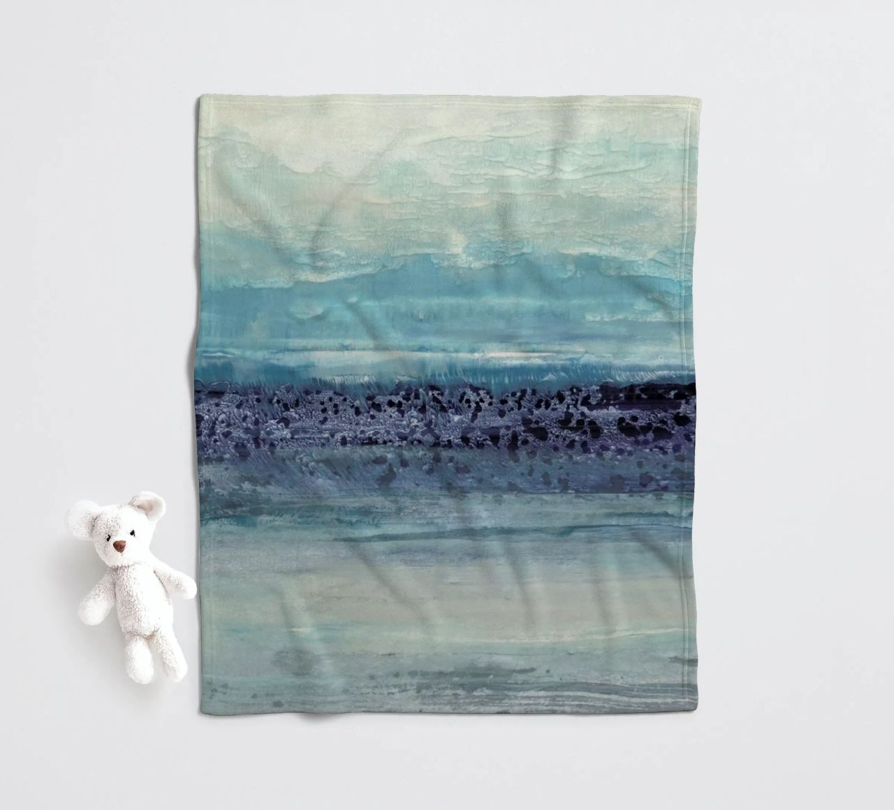 Serenity II Fleecedecke von IRIS LEHNHARDT FINE ART