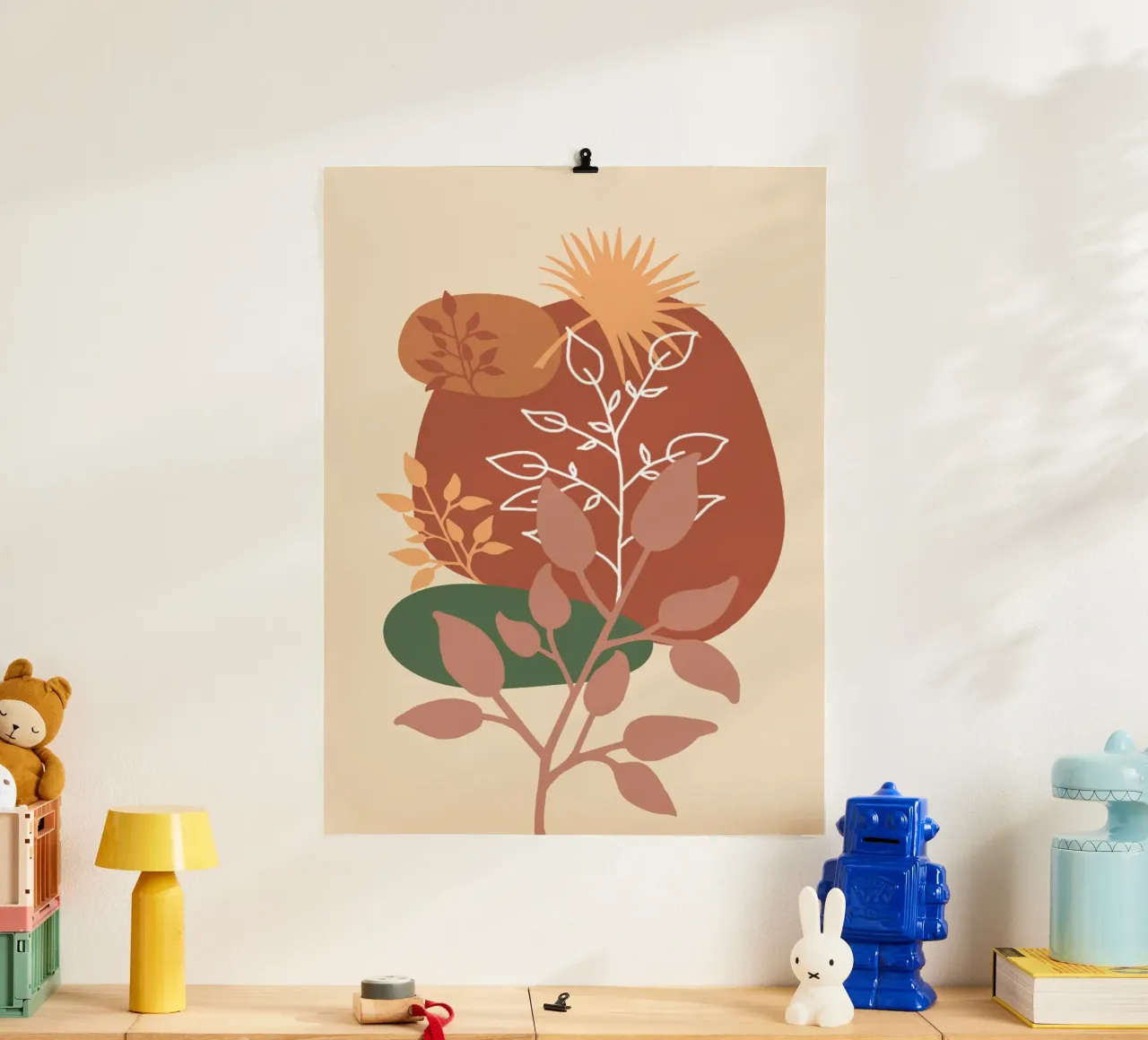 terracotta3 poster with plastic frame by alexiableu