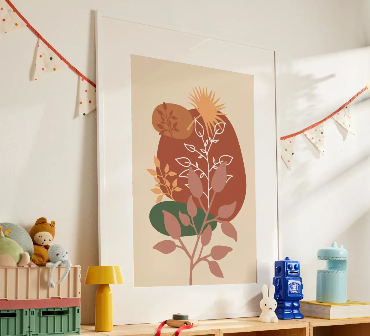 terracotta3 poster with plastic frame by alexiableu