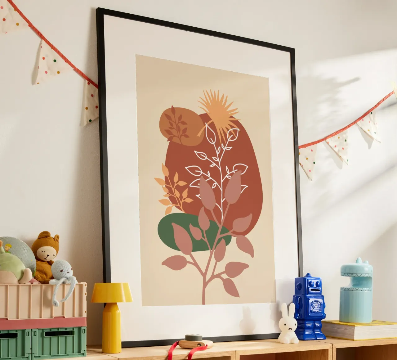 terracotta3 poster with plastic frame by alexiableu