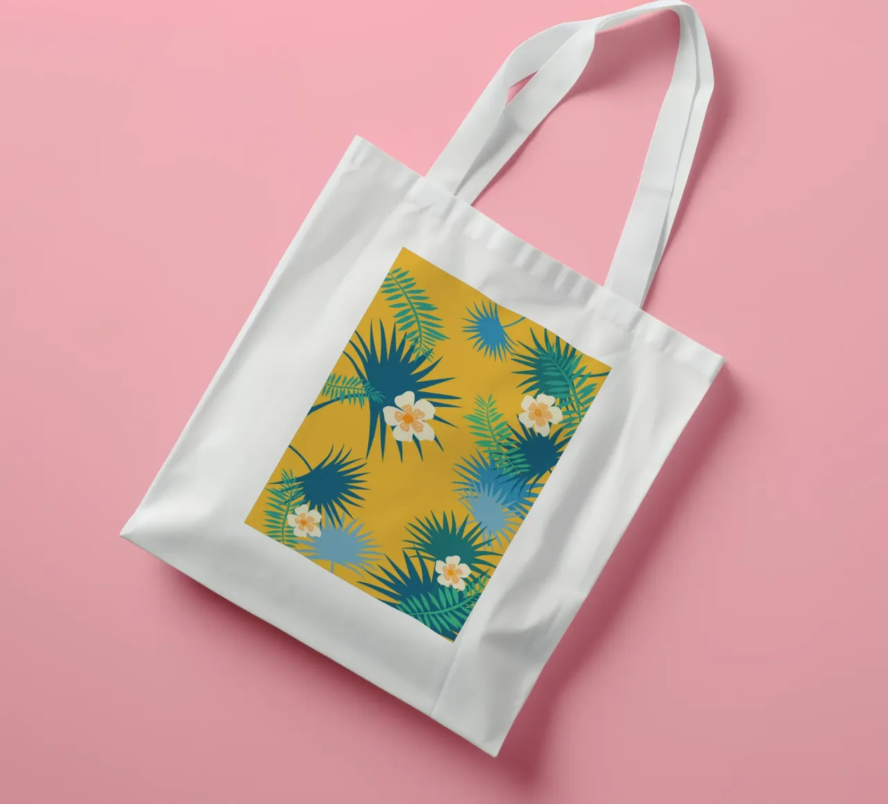fleur jaune borsa in juta da alexiableu