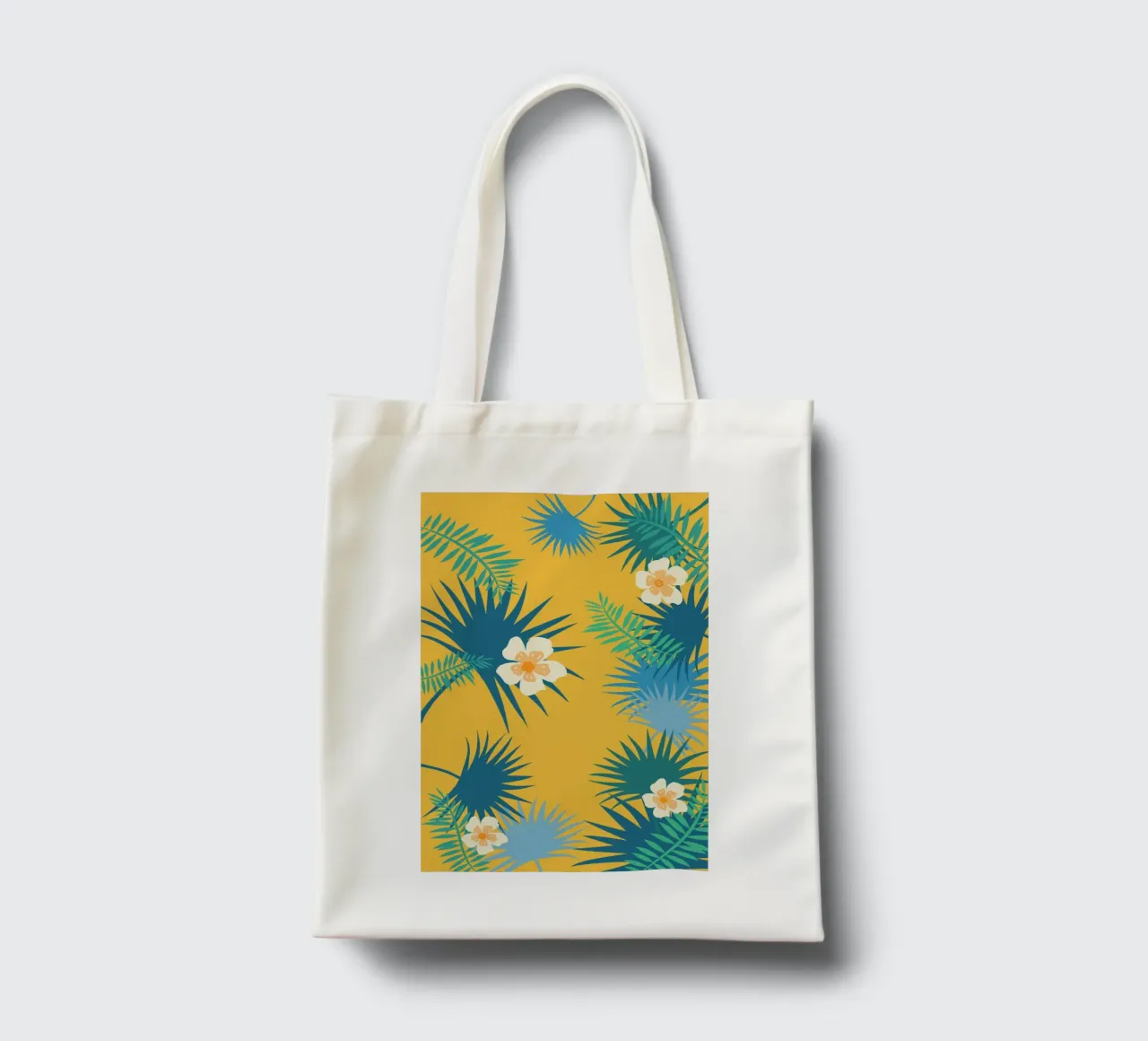 fleur jaune borsa in juta da alexiableu