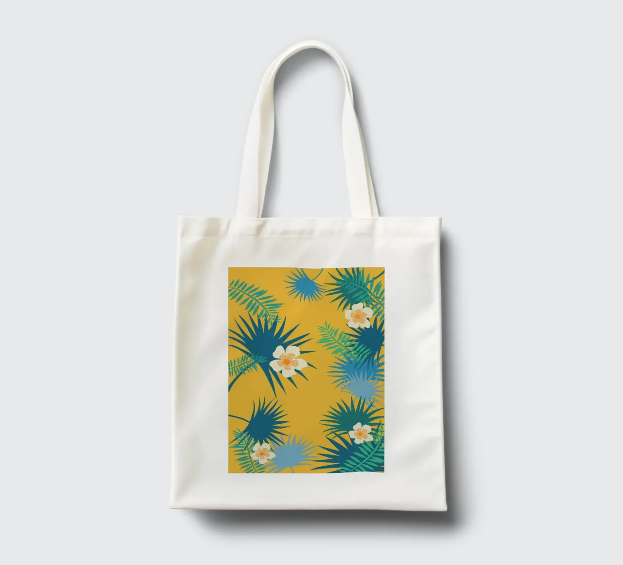 fleur jaune borsa in juta da alexiableu