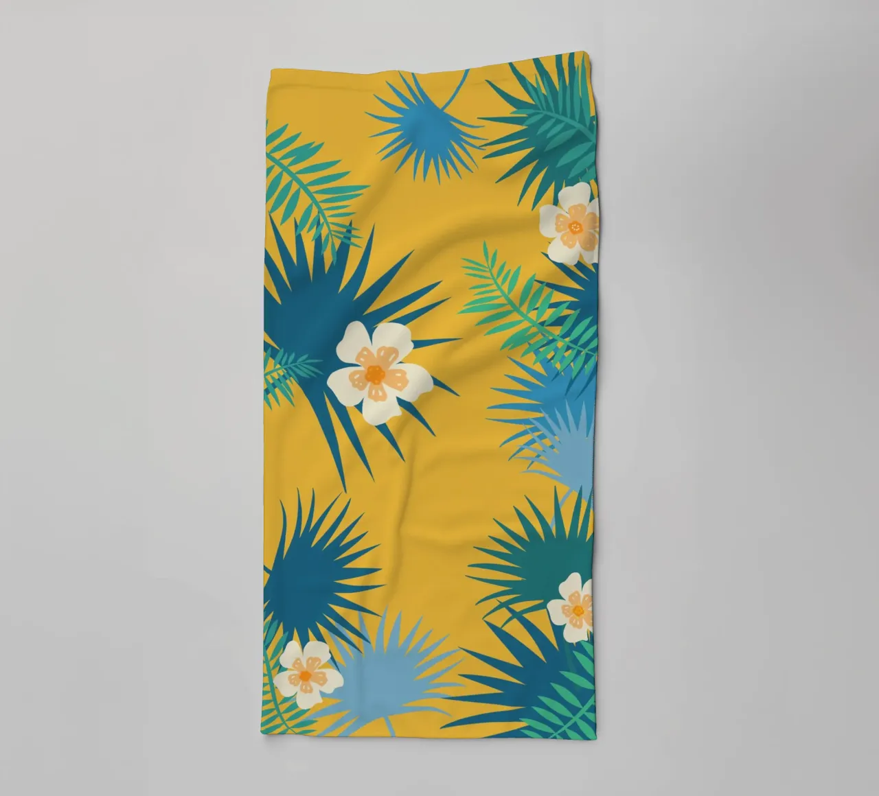fleur jaune towel by alexiableu