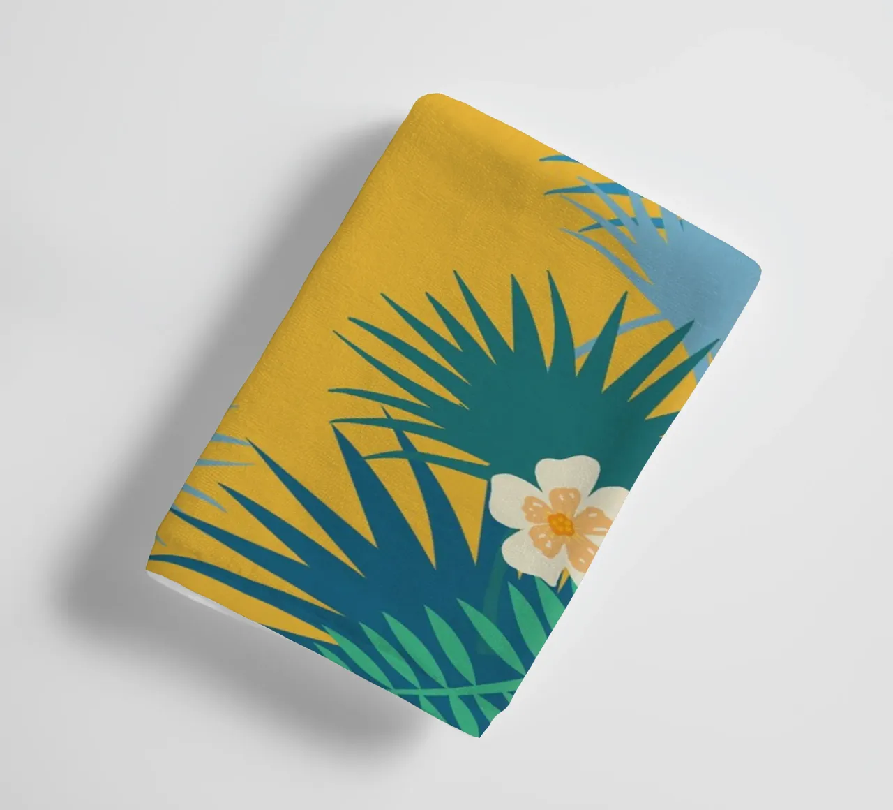 fleur jaune towel by alexiableu