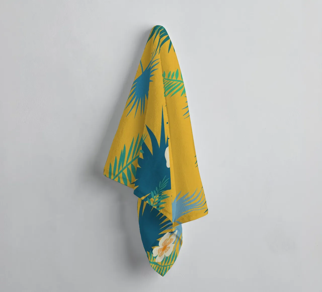 fleur jaune towel by alexiableu