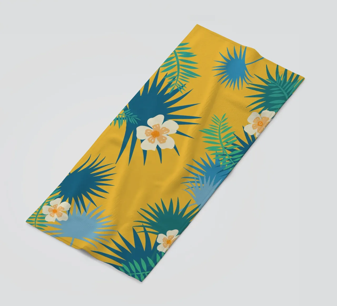 fleur jaune serviette de plage de alexiableu