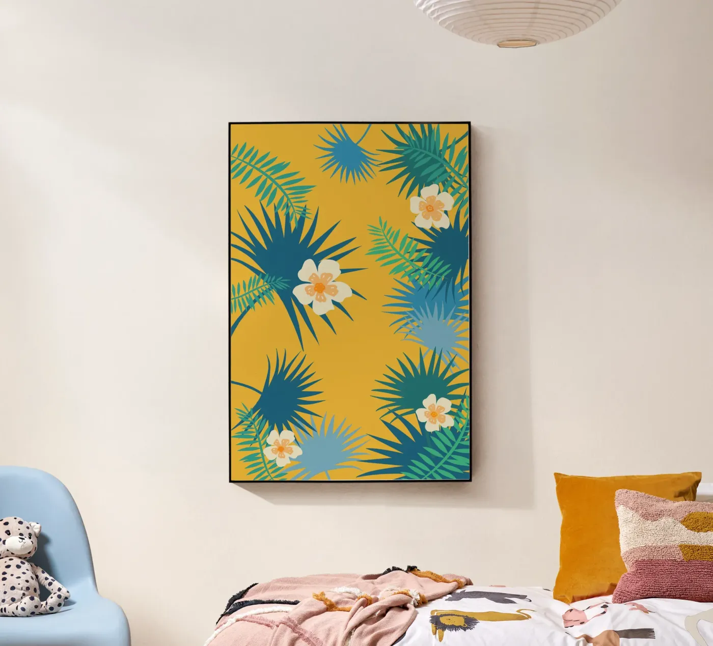 fleur jaune Acryl-Glas von alexiableu