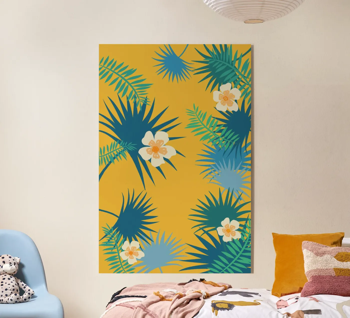 fleur jaune Acryl-Glas von alexiableu